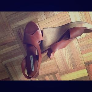 DVF worn once platform shoes